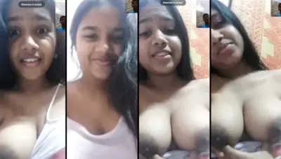 Cutie College Girl Showing Boobies VC